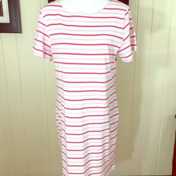 Premium Joules Stripe Dress Size 12-14 US - Picture 2 of 7